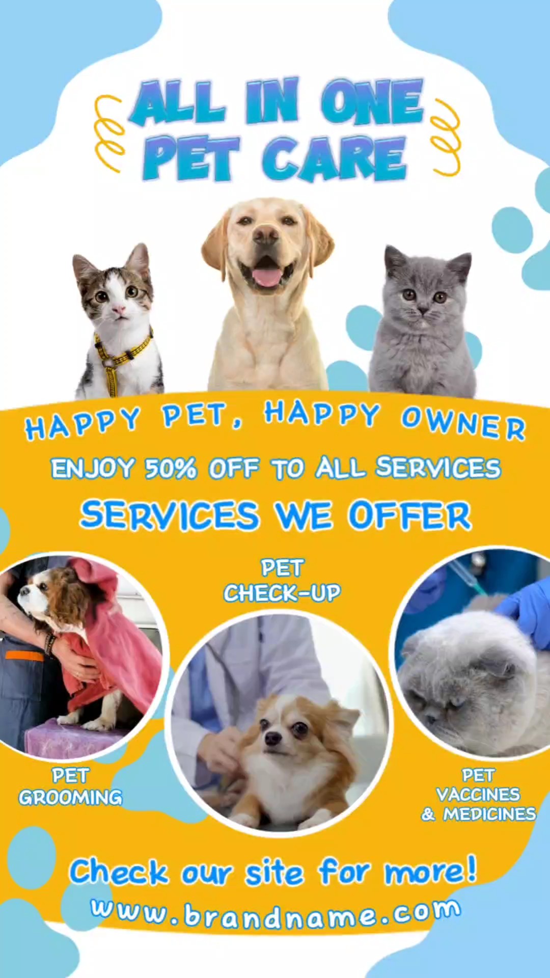 Pet care ads