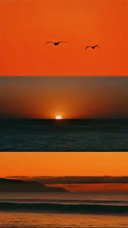 Astetic 3poto sunset