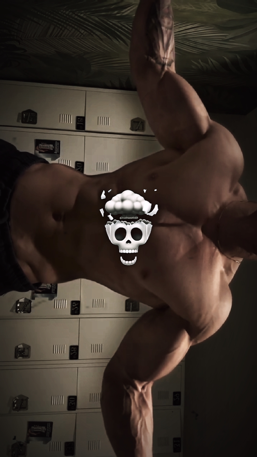 Fitnessstudio Schädelgesicht