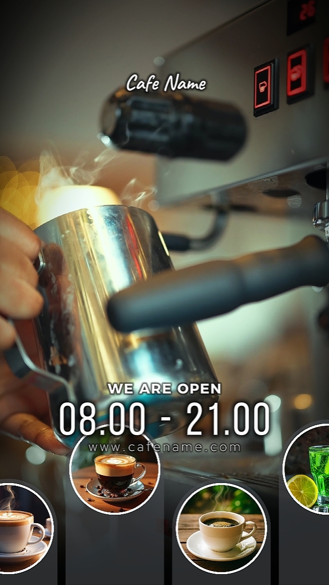 Estamos abiertos - Café
