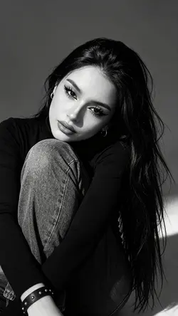 Black White