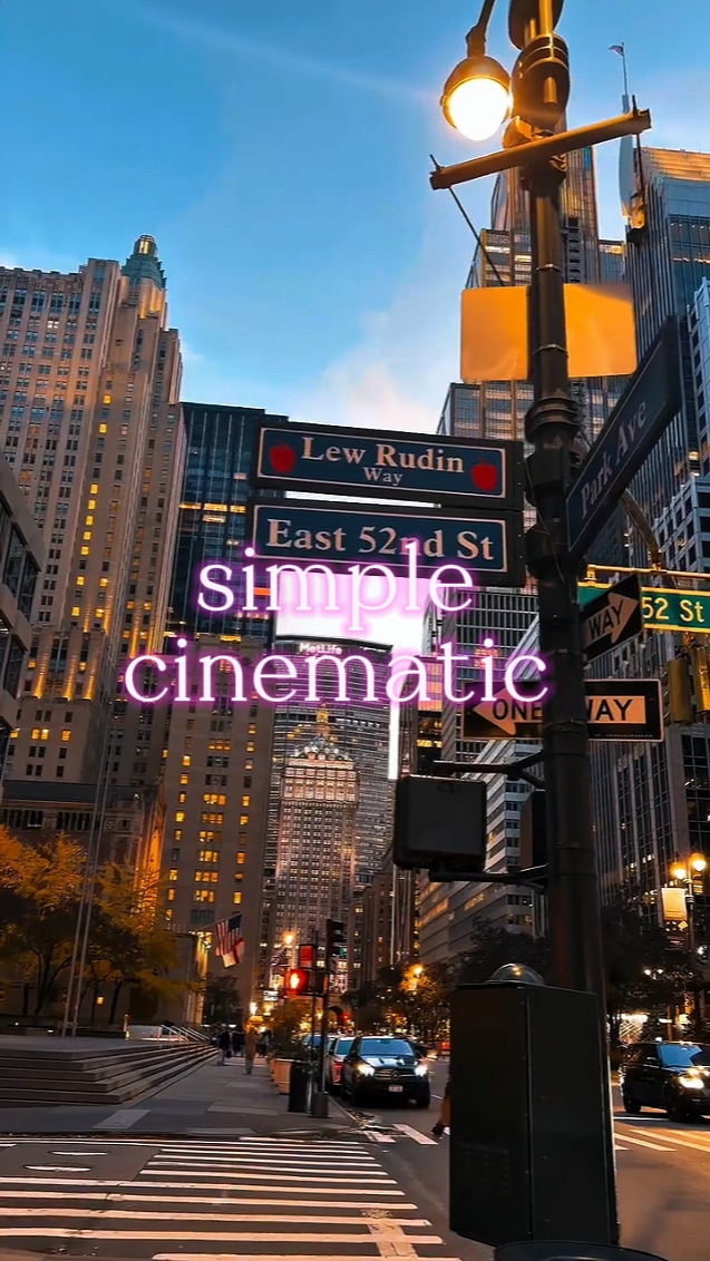 simple cinematic 