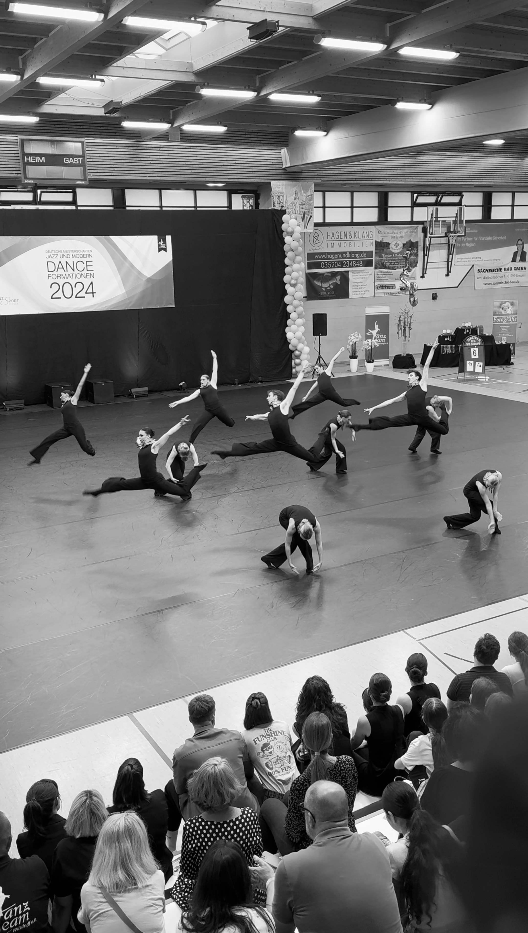 Resumen de la competición de baile