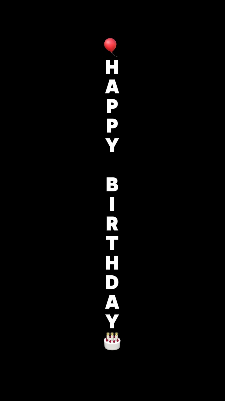 Happy Birthday love🎂