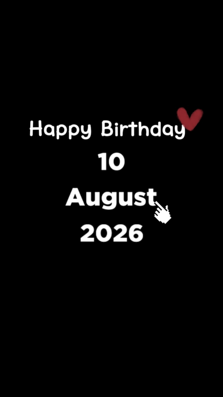 ULANG TAHUN SAYA 10 AUGUS