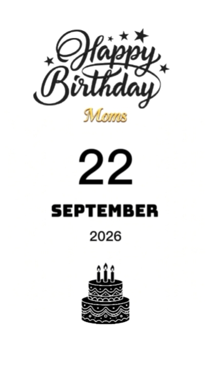 Aniversário Mães 22 De Setembro