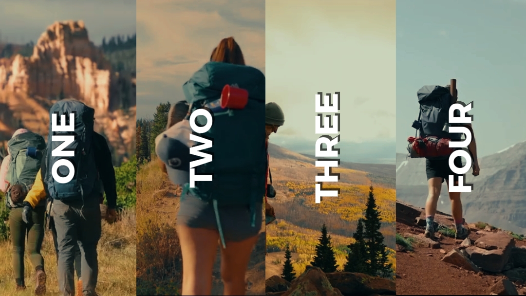 cinematic hiking