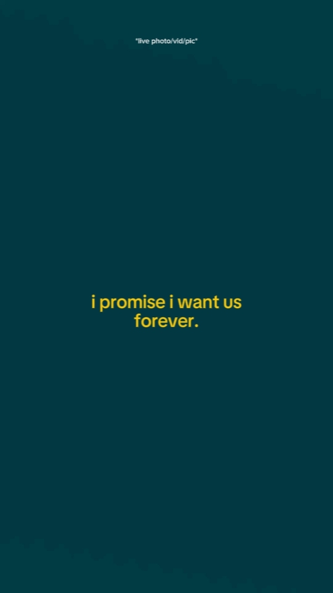 i promise i want us 