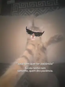tenho paciência nn