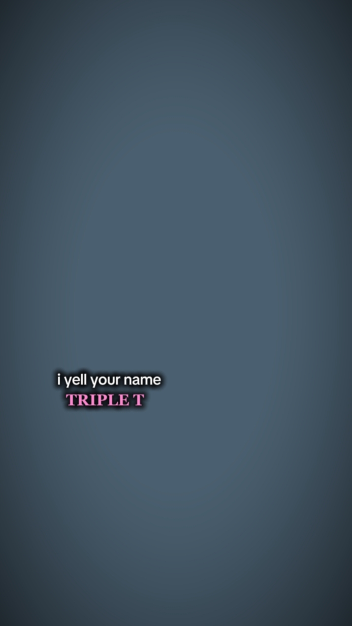 Iyellyournametriplet
