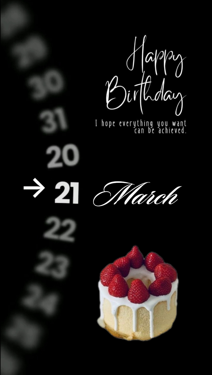 HBD 21 MARS 2026