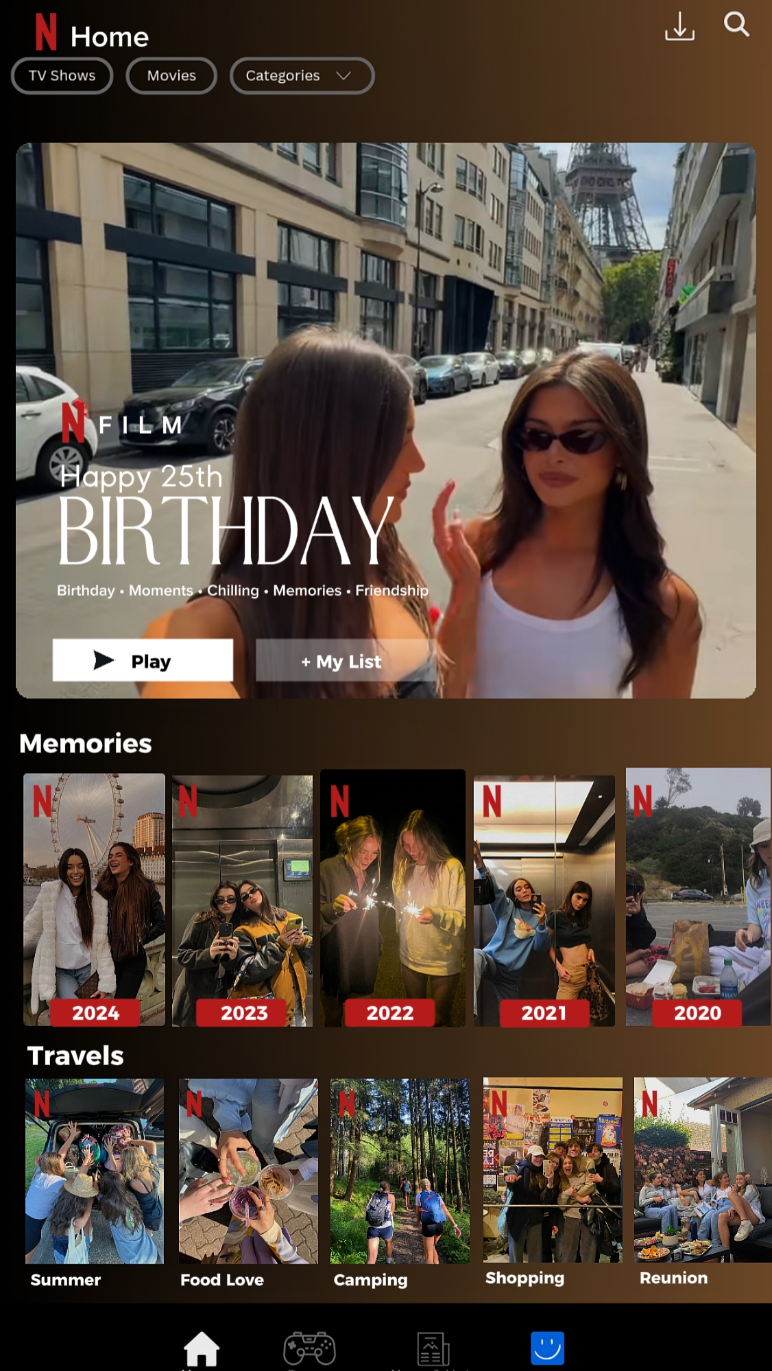 Film d'anniversaire 