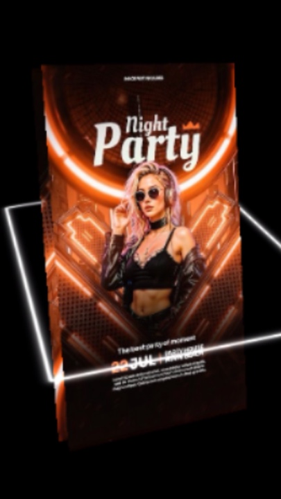 Flyer Klub Malam
