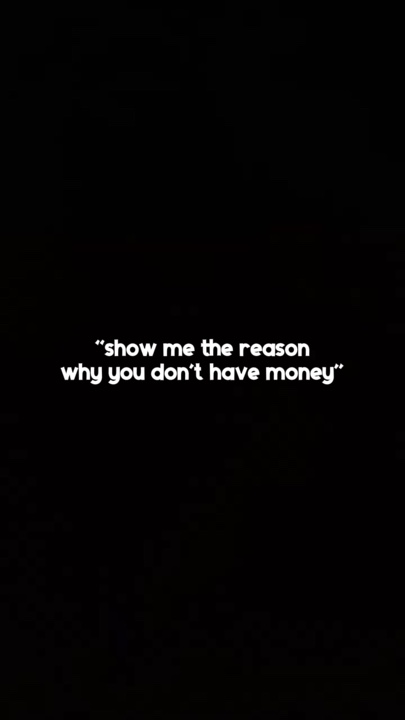 Don’t have money