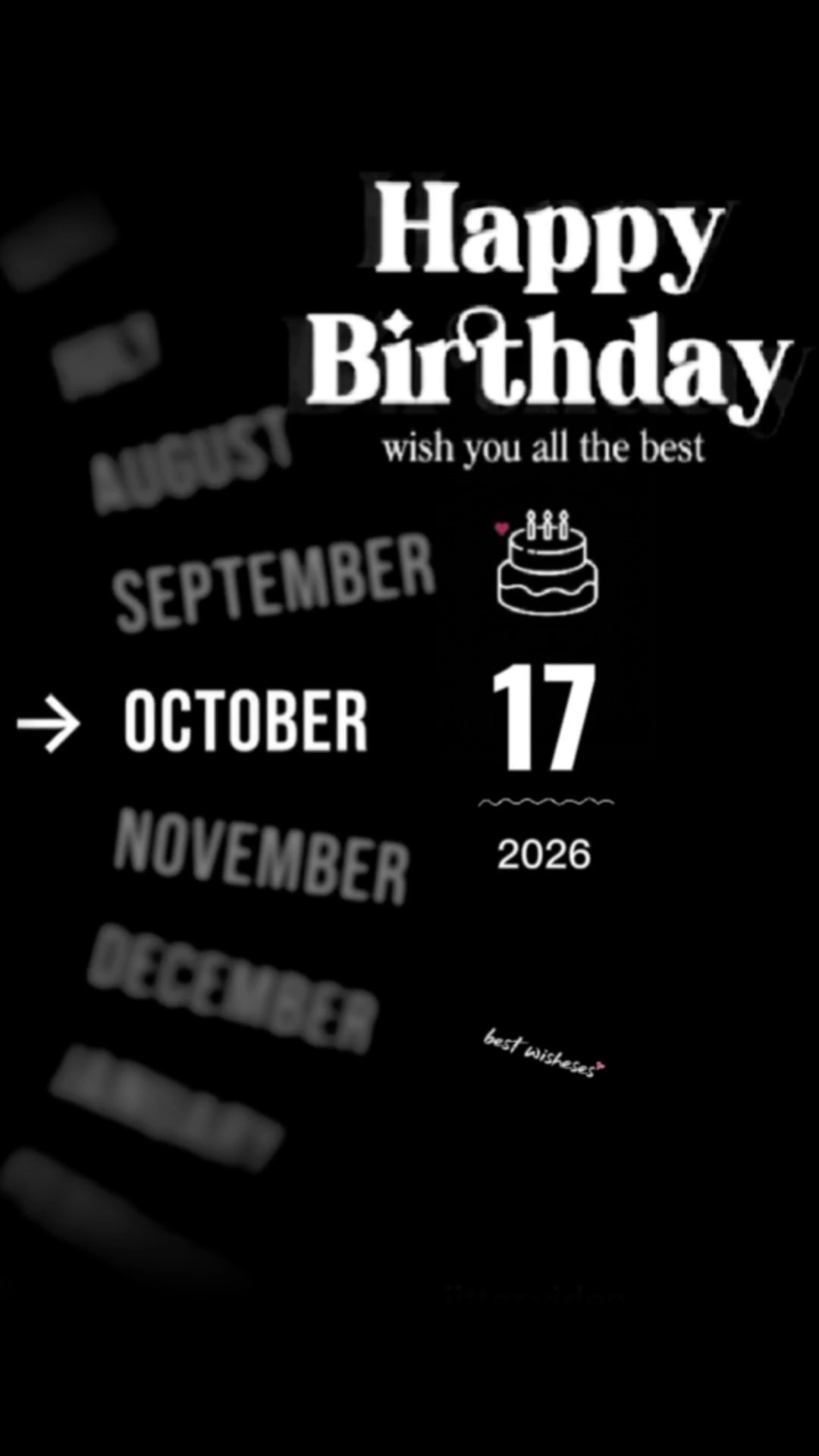 selamat ulang tahun 17 Oktober