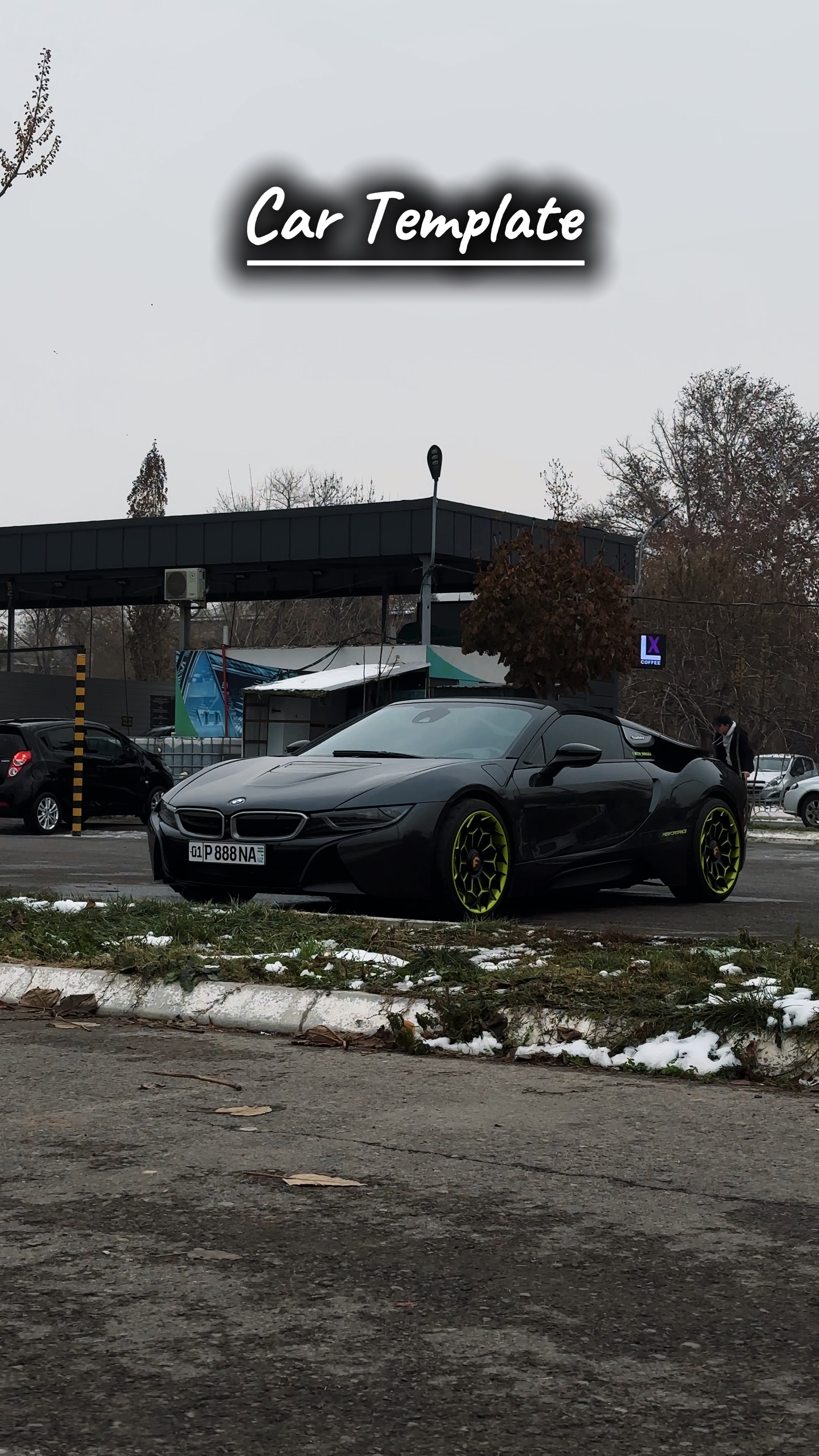 Plantilla de coche