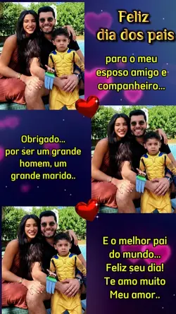 Feliz dia dos pais