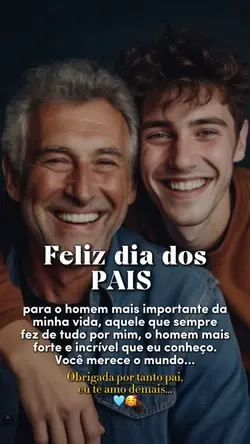 Feliz dia dos pais