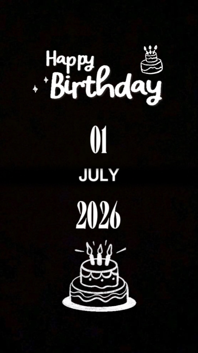 Aniversário 1 de julho
