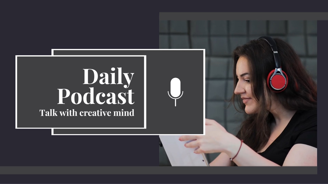 Gray Simple Podcast