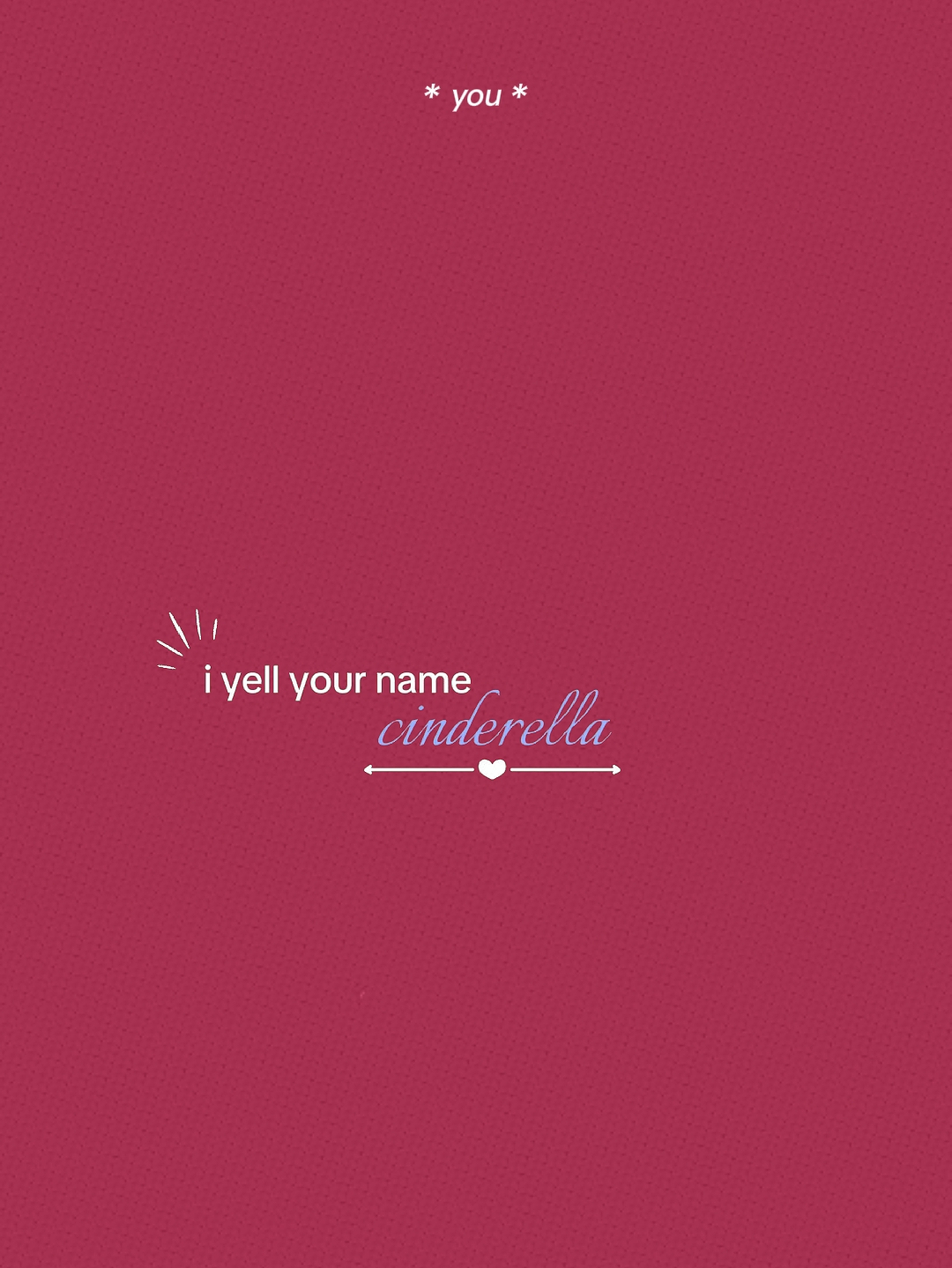 Cinderella. 