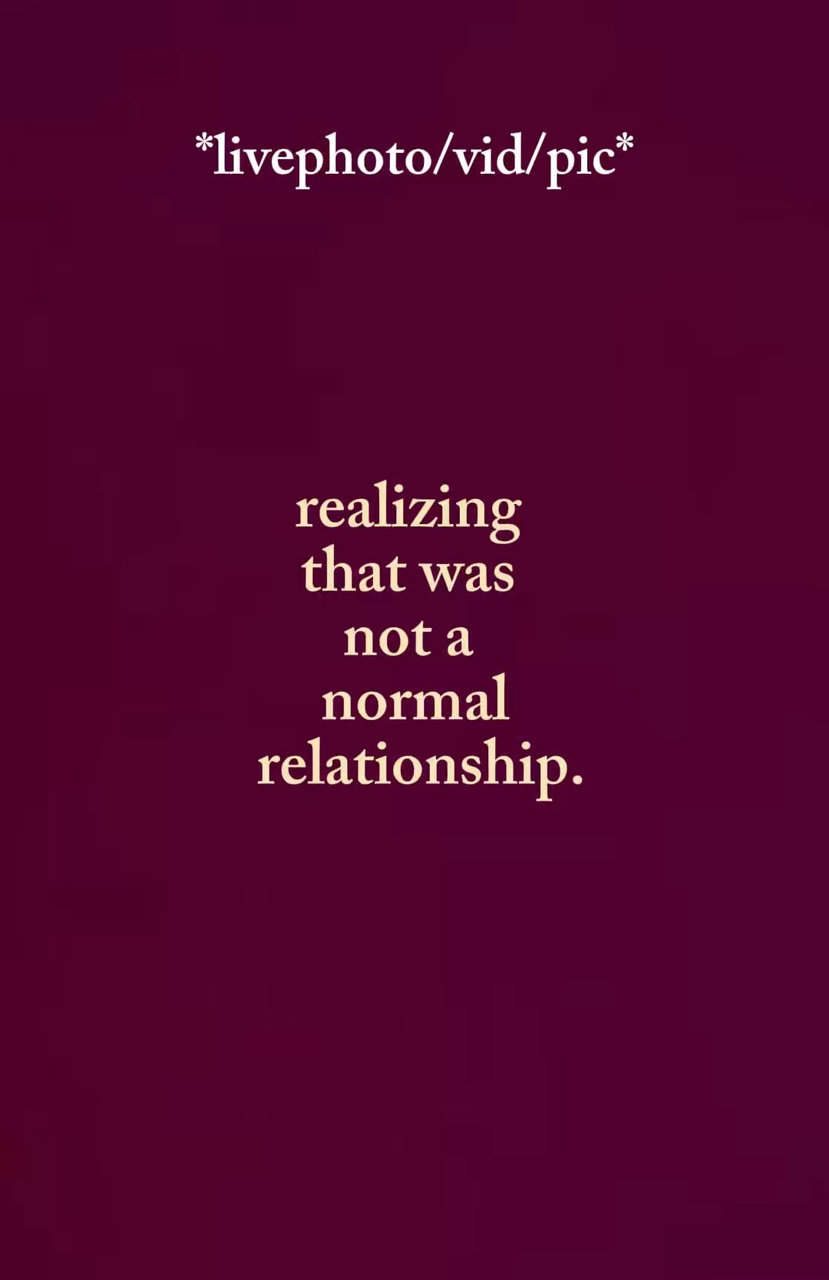 A normal relationshp
