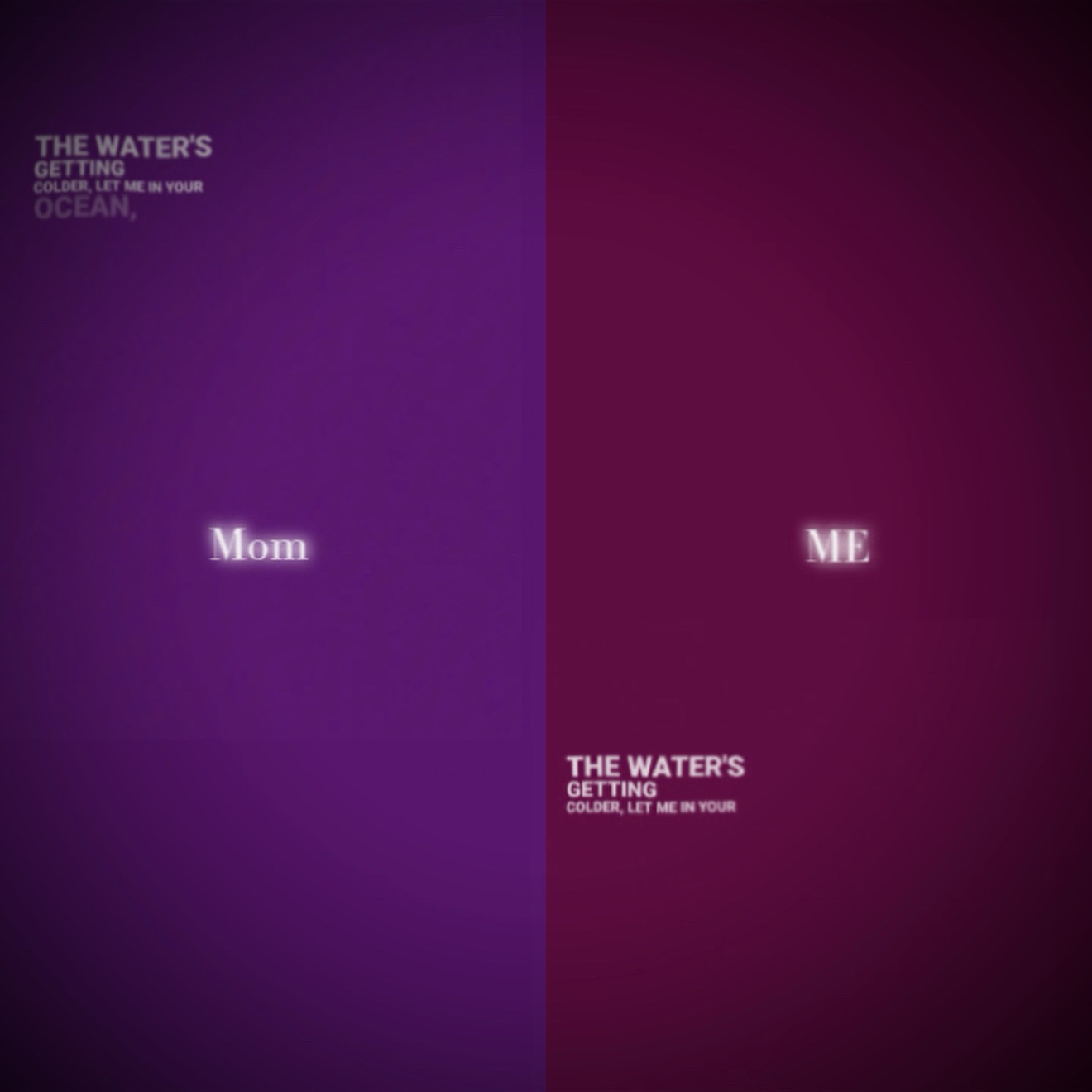 Mom and me