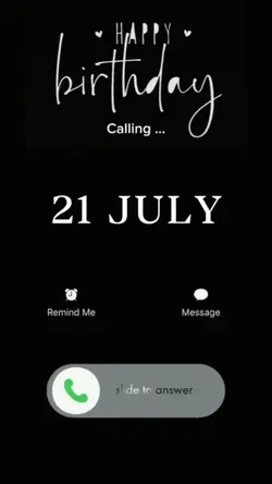 HBD 21 JULY 2026