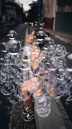 Water bubble effect