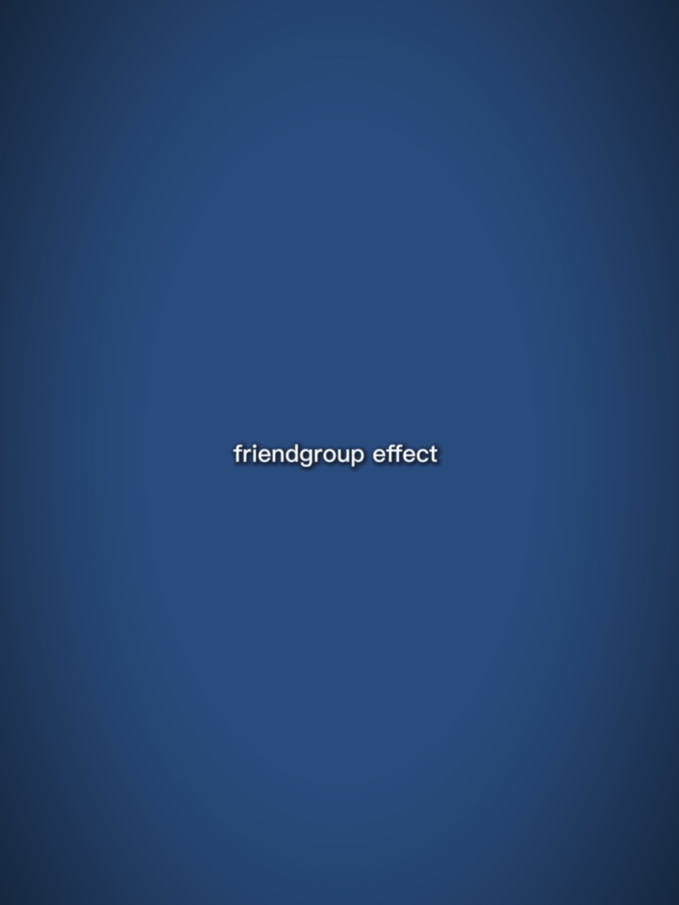 Efecto grupo de amigos 