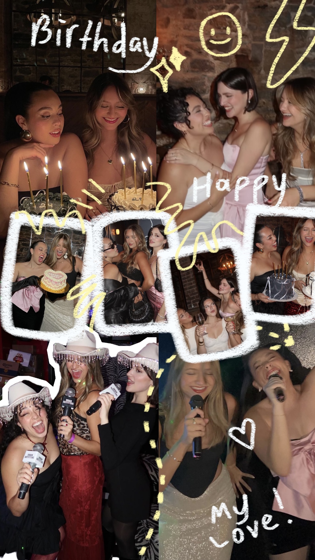 Filles d'anniversaire