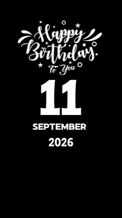 Hbd minha história 