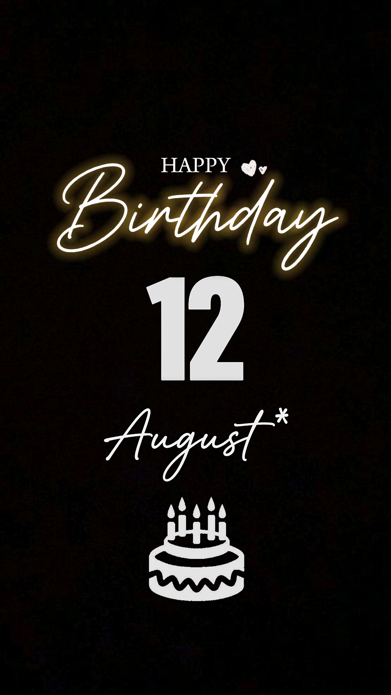 HBD GIRL 12 AUGUST
