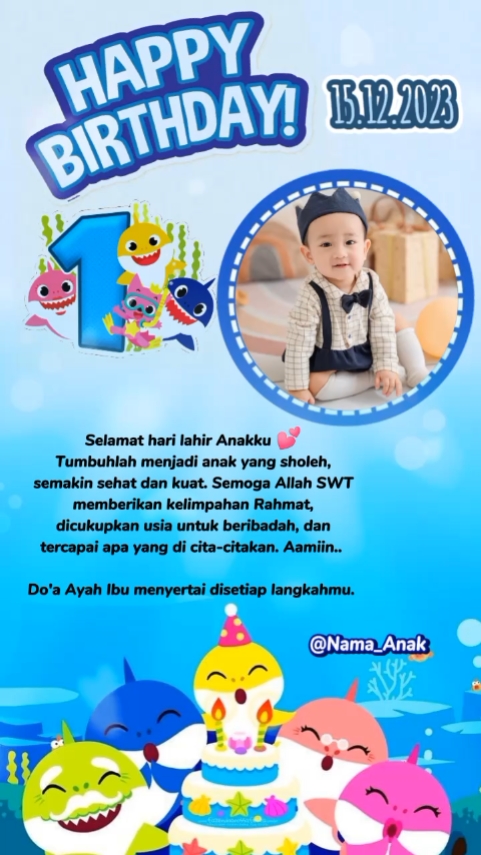 ULTAH ANAK 1th