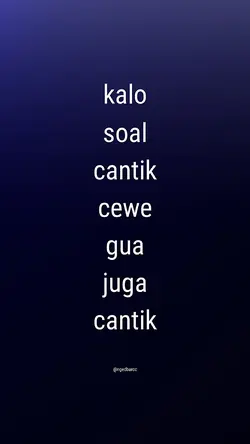 kalo soal cantik