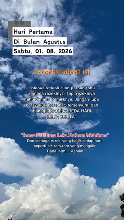 welcome agustus