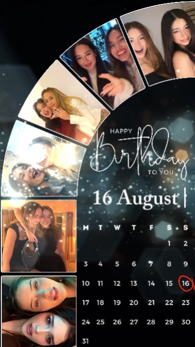 Birthday 16 August 