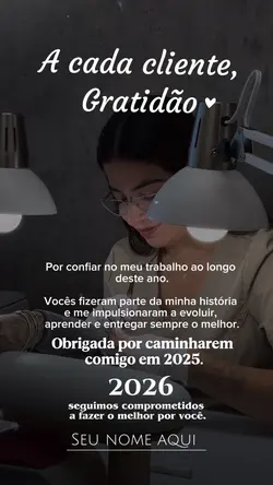 Gratidão clientes