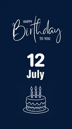 HBD 12 JULY 2026
