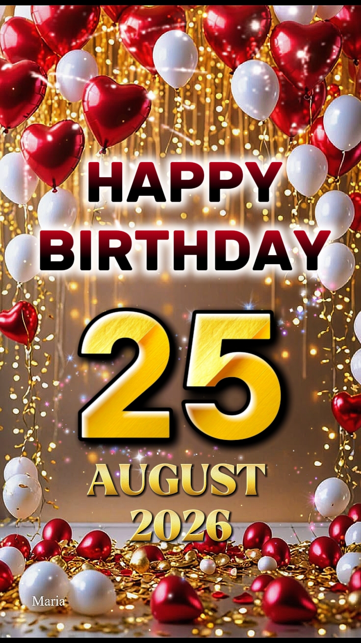 HBD 25 Agustus 2026