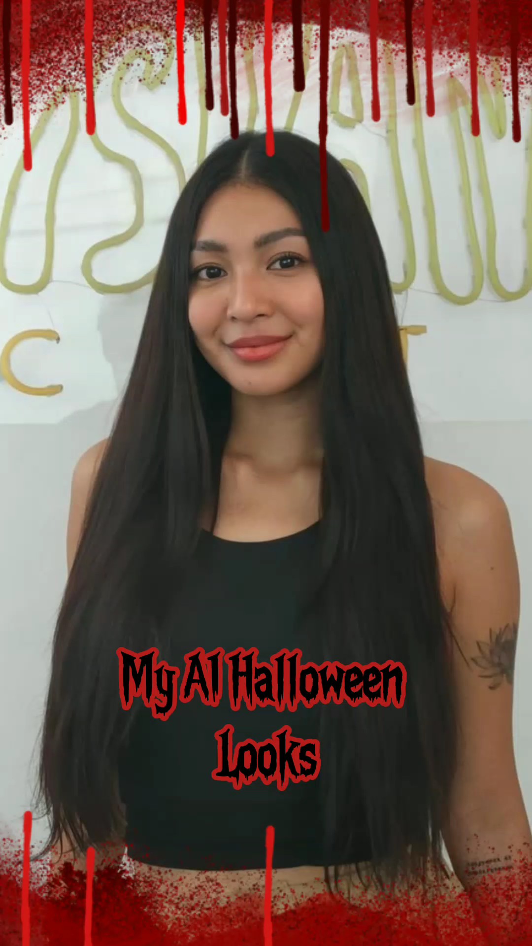 AI halloween effect