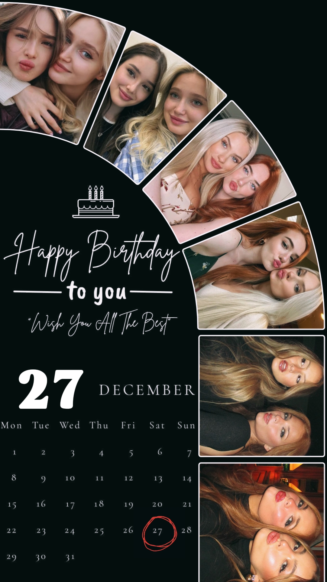 27 DECEMBER BIRTHDAY
