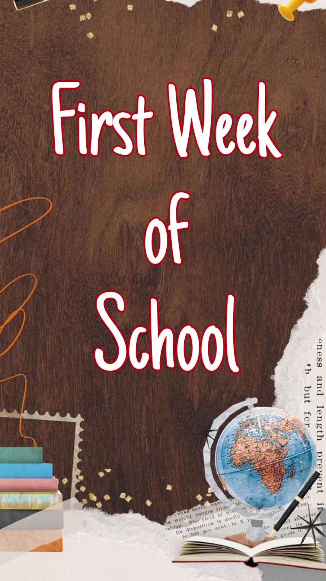 First week of school