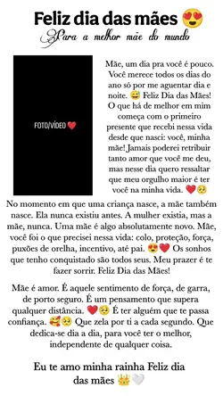 dia das mães 