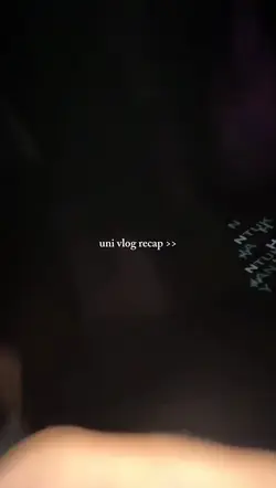 uni vlog recap