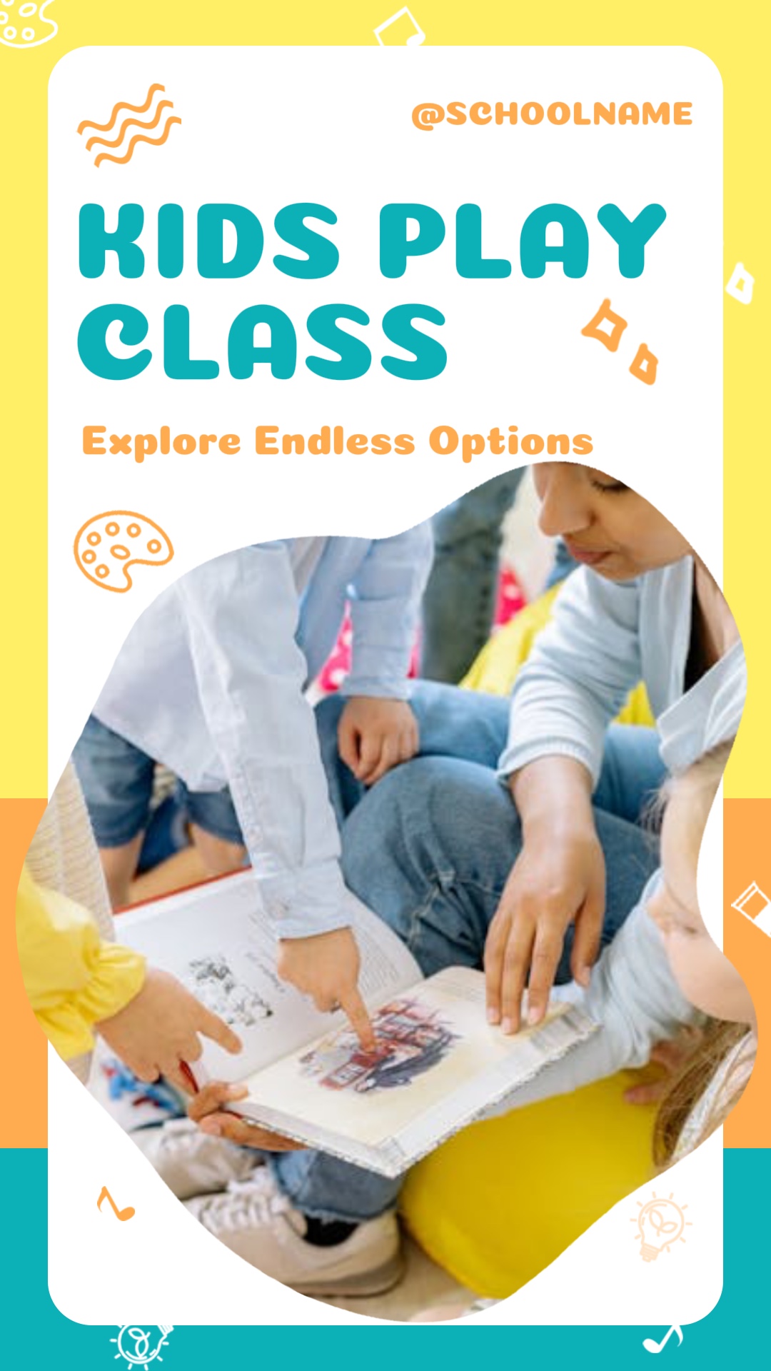 Colorful Style Preschool Program  Promotion