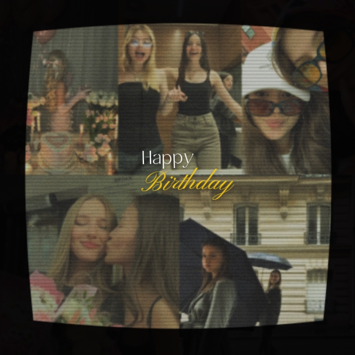Feliz aniversário bff