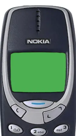 tela verde nokia