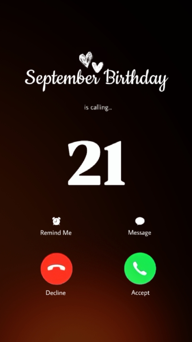 21 September Birthda