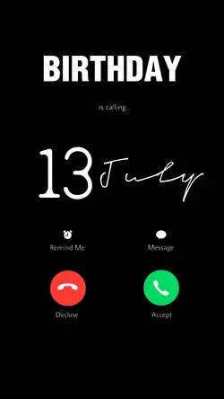BIRTHDAY CALL 13JULY